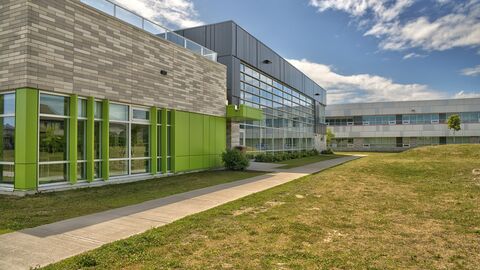 Gebäude in Passivhaus-Bauweise