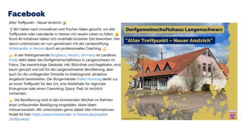 Alter Treffpunkt – Neuer Anstrich 