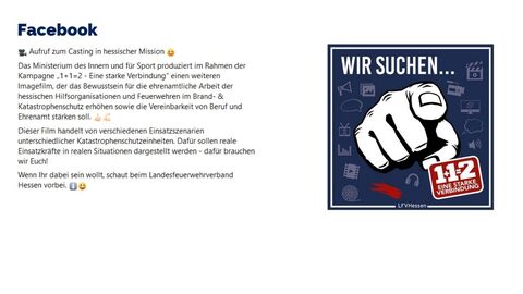 Facebook-Post vom 13. April 2022