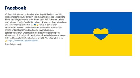 Facebook-Post vom 03. Mai 2022