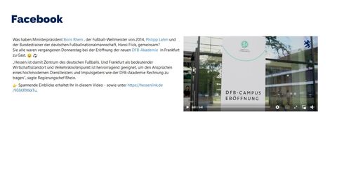 Facebook Post vom 02.07.2022