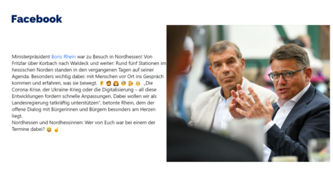 Facebook-Post vom 28. Juli 2022 Facebook-Post vom 28. Juli 2022