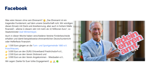 Facebook-Post vom 29. Juli 2022 Facebook-Post vom 29. Juli 2022