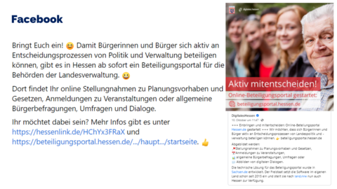 Facebook-Post von Dienstag, 11. Oktober 2022 um 11:10