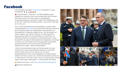 Facebook-Post von Donnerstag, 13. Oktober 2022 um 17:08