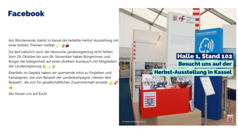 Facebook-Post von Donnerstag, 27. Oktober 2022 um 18:01