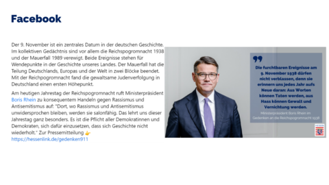 Facebook-Post von Mittwoch, 9. November 2022 um 07:30 Facebook-Post von Mittwoch, 9. November 2022 um 07:30