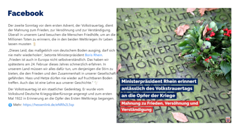 Facebook-Post von Sonntag, 13. November 2022 um 09:35 Facebook-Post von Sonntag, 13. November 2022 um 09:35