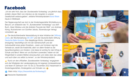 Facebook-Post von Freitag, 18. November 2022 um 16:00