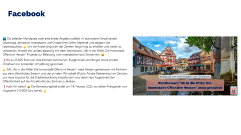 Facebook-Post von Freitag, 16. Dezember 2022