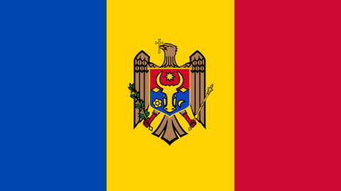 Flagge der Republik Moldau Flagge der Republik Moldau