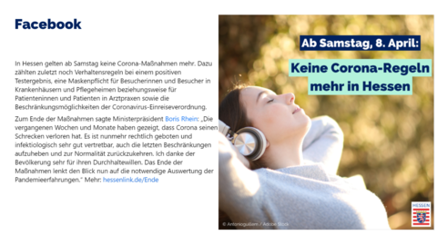 Facebook Post von Donnerstag, 6. April 2023 um 08:02