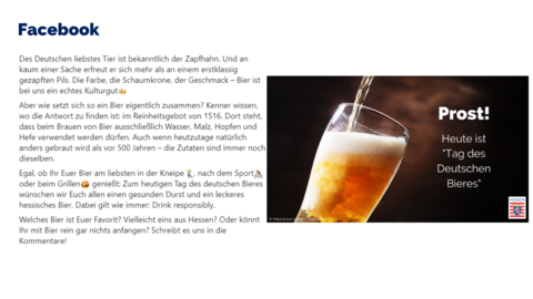 Facebook-Post vom 23.04.2023