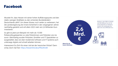 Facebook-Post vom 24.04.2023 Facebook-Post vom 24.04.2023