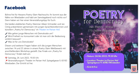 Facebook-Post vom 19. Juni 2023