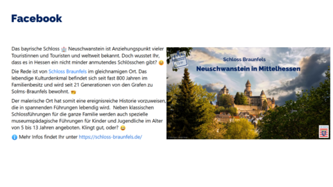 Facebook-Post vom 4.August 2023