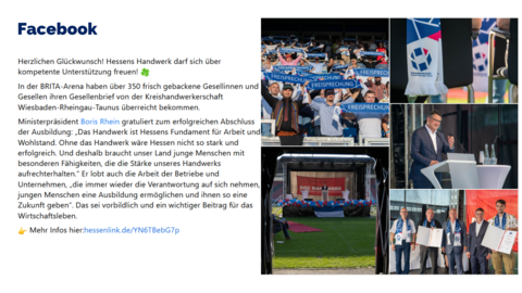 Facebook-Post vom 11. September 2023