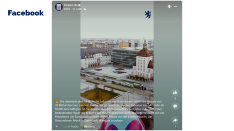 Facebook-Post vom 15. September 2023