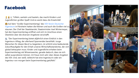 Facebook-Post vom 16. September 2023