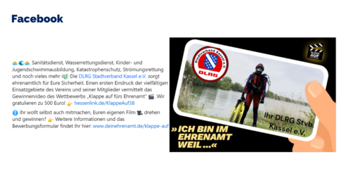 Facebook Post vom 18. November 2023 um 8:26 Uhr