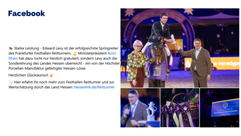 Facebook-Post vom 18. Dezember 2023