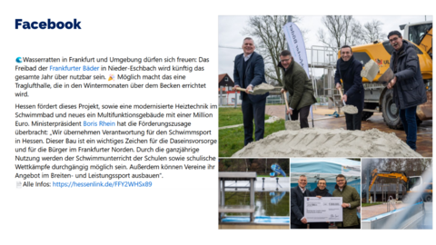 Facebook-Post vom 26. Februar 2024