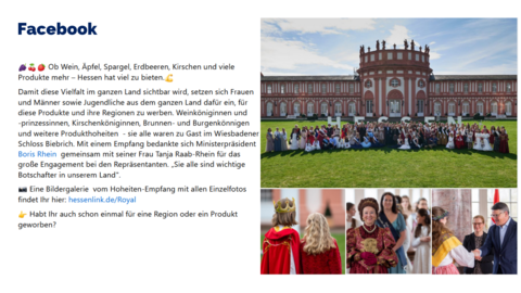 Facebook-Post vom 03. März 2024