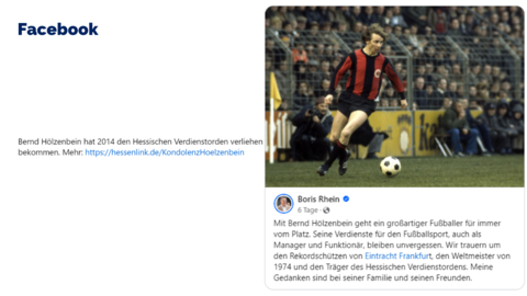 Facebook-Post vom 16. April 2024