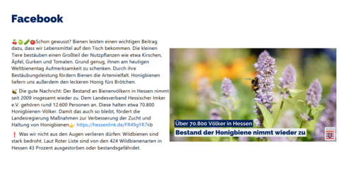 Facebook-Post von Montag, 20. Mai 2024 um 08:00