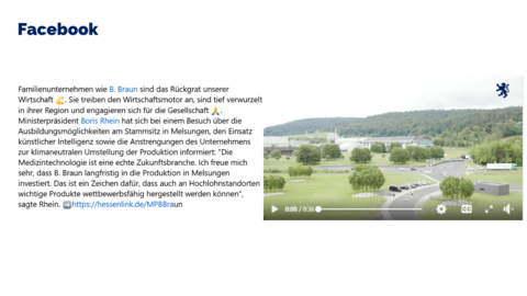 Facebook-Post von Mittwoch, 22. Mai 2024 um 08:15