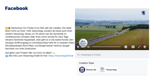 Facebook-Post von Freitag, 24. Mai 2024 um 19:43