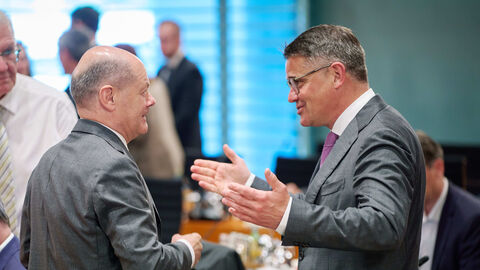 Ministerpräsidentenkonferenz am 20. Juni in Berlin: Auftakt der Besprechung mit Bundeskanzler Scholz im Bundeskanzleramt Ministerpräsidentenkonferenz am 20. Juni in Berlin: Auftakt der Besprechung mit Bundeskanzler Scholz im Bundeskanzleramt