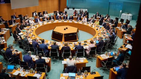Ministerpräsidentenkonferenz am 20. Juni in Berlin: Auftakt der Besprechung mit Bundeskanzler Scholz im Bundeskanzleramt Ministerpräsidentenkonferenz am 20. Juni in Berlin: Auftakt der Besprechung mit Bundeskanzler Scholz im Bundeskanzleramt