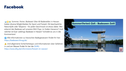 Facebook-Post vom 15. Juli 2024