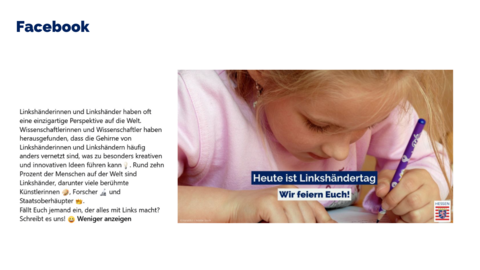 Facebook-Post vom 13. August 2024