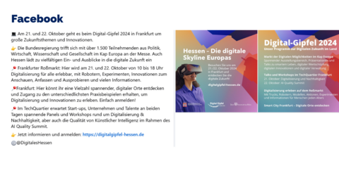 Facebook-Post vom 14. Oktober 2024