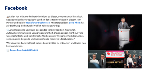 Facebook-Post vom 15. Oktober 2024