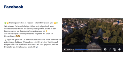 Facebook-Post vom 21. Februar 2025