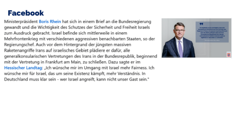 Facebook-Post vom 9. Oktober 2024