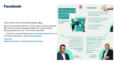 Facebook Post vom 15. November 2024