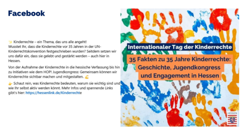 Facebook Post vom 20. November 2024