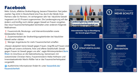 Facebook Post vom 25. November 2024