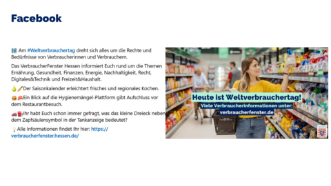 Facebook-Post vom 15. März 2025