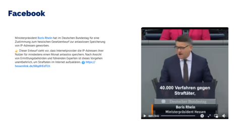 Facebook Post vom 05. Dezember 2024