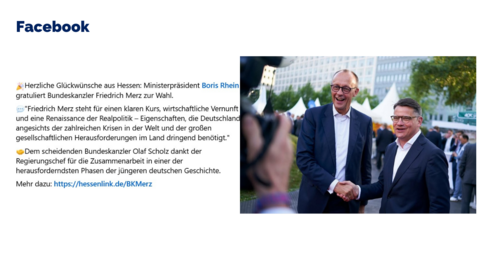 Facebook-Post vom 06.05.2025