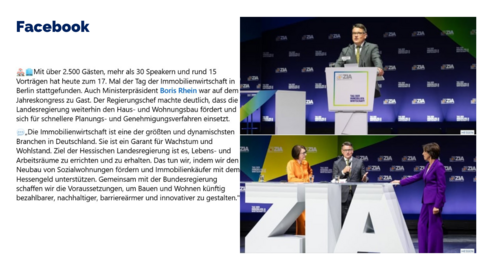 Facebook Post vom 04. Juni 2025