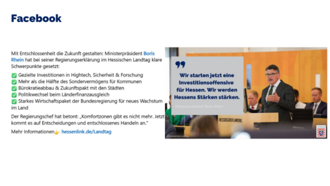 Facebook-Post vom 24. Juni 2025