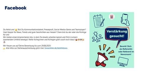 Facebook-Post vom 11. August 2025