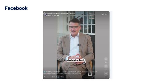 Facebook-Post vom 17. August 2025