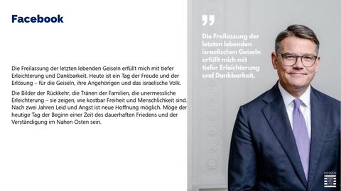 Facebook-Post vom 13.10.2025